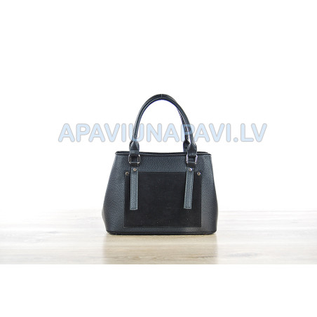 Женская сумка черного цвета из веганской искусственной кожи Купить