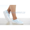 Sieviešu kurpes no ādas Loretta Vitale gaiši zilā krāsā | Nopirkt