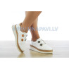 Sieviešu kurpes no ādas Loretta Vitale baltā krāsā | Nopirkt
