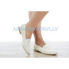Туфли бежевого цвета из текстиля | Купить в Риге Apaviunapavi.lv